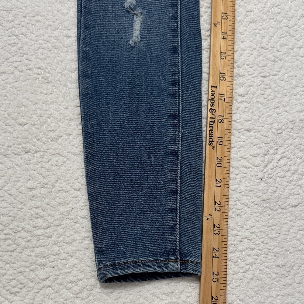 NWT Kendall & Kylie Distressed Blue Skinny Jeans 1/25 - Picture 6 of 8